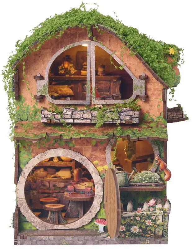 Diy Book Nook Kit: Woodland Daisy Cabin