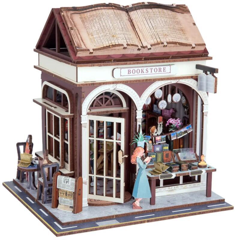 Diy Miniature House Kit: Bookstore