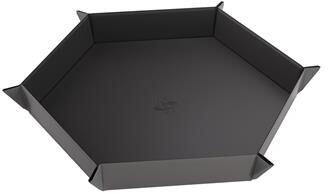 Magnetic Dice Tray Hexagonal Black/Gray