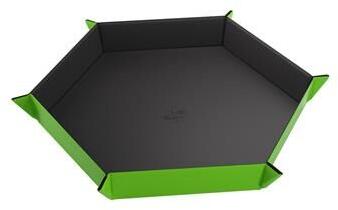 Magnetic Dice Tray Hexagonal Black/Green