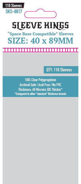 Deck Protector: Space Base Compatible Sleeves 40 x 89mm (110)